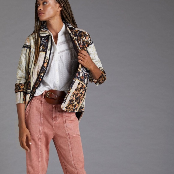 💥HOST PICK💥 ANTHROPOLOGIE PATCHWORK QUILTED SHIRT JACKET - Picture 6 of 16